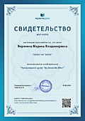 Свидетельство Презентация My favourite films